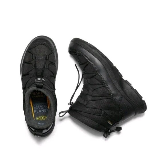 Keen Uneek SNK II Women's Size 7.5 Boots Chukka Waterproof Black Adjustable - Picture 3 of 9